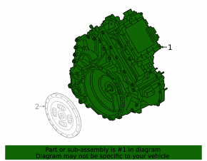 Ford Escape MK4 2020 Plug-In CVT AWD Automatic Transmission Assembly