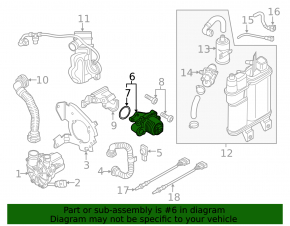 EGR valve VW Jetta 19-21 1.4T