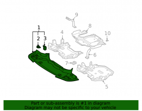 Mercedes W211 AWD front engine guard