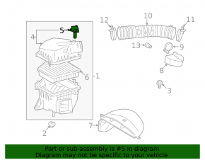 Air flow meter Toyota Camry v40 2.4