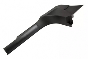 Front pillar trim lower right GMC Terrain 10-17 with threshold trim, black, break fastening
