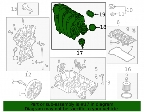 Intake manifold Hyundai Elantra 21- 2.0