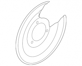 Brake Disc Cover Rear Right Polestar 2 21-