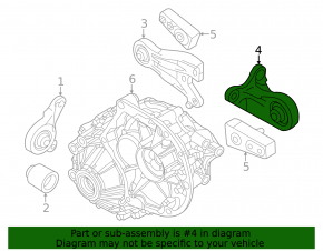 Left gearbox bracket for Mitsubishi Outlander 14-21