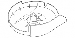 Spare wheel tray Mini Cooper F56 3d 14-21 plastic
