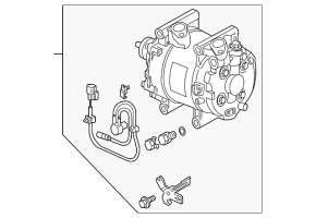 Air Conditioning Compressor Honda CRZ 11-16