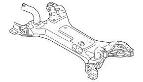 Front subframe for Mitsubishi Outlander 2014-15 2.4L (pre-restored)