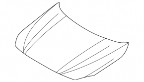 Bare hood BMW 2 F44 20-24 aluminum