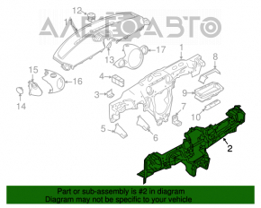 Under-torpedo pipe reinforcement frame Mini Cooper Clubman R55 07-14