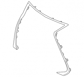 Lexus IS 17-17 grille surround