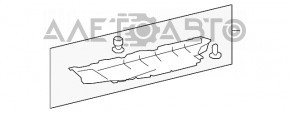 Rear bumper guard right Toyota Highlander 11-13