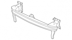 VW Golf 15-17 front bumper reinforcement for radar