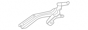 Hood hinge left Acura MDX 14-16 prerest