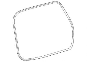 Rubber seal for the trunk door of a Toyota Prius V 12-17