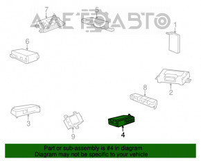 Systems Interface Module Dodge Charger 15-14 rest
