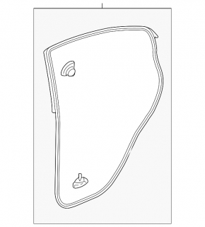 Door Seal Rear Right Acura ILX 13-22
