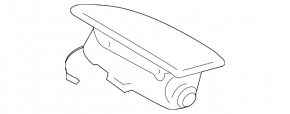 Passenger airbag in the dashboard of a Toyota Highlander 2001-2007