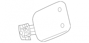 Fuel filler flap Toyota Prius 50 19-22