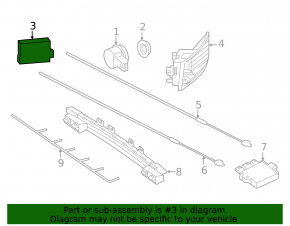 Blind spot sensor BSM rear left Mercedes EQE-class V295 23-25 AMG pkg