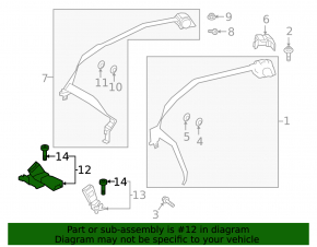 Mercedes W213 E 17-23 black rear right seat belt latch