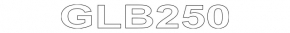 Emblem inscription GLB 250 trunk door Mercedes X247 GLB 20-26