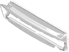 Lower radiator deflector for Ford C-max MK2 13-18
