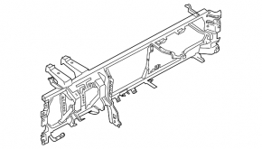 Under-torpedo tube reinforcement Lincoln MKZ 13-16