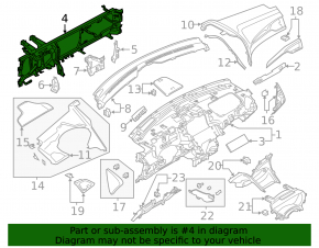 Under-torpedo tube reinforcement Lincoln MKZ 13-16