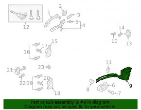 Front right door lock Mazda 6 14-21