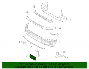 Ford Bronco Sport 21-25 Front Bumper License Plate Frame