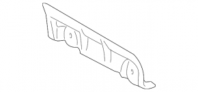 Exhaust manifold protection BMW X5 G05 19-23 upper