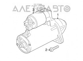 Starter BMW X3 G01 18-21 2.0T