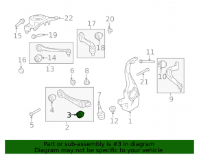 Lower control arm front right Audi Q5 8R 12-17 front OEM