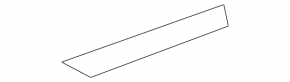Door sill trim outer front left BMW 5 F10 11-16 backlight
