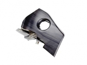 Jeep Grand Cherokee WL 21-25 lower center front panel trim in wood with chrome