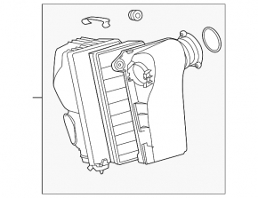 Air filter housing VW Touareg 11-17 3.6