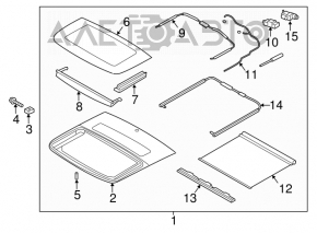 Sunroof Assembly Hyundai Veloster 12-14