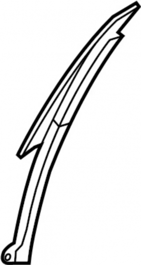 Door trim side rear right Infiniti Q50 14-20