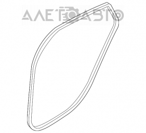 Rear right door seal for Hyundai Azera 12-17