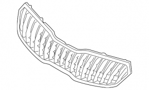 Radiator grill grill Kia Forte 4d 14-16 dorest