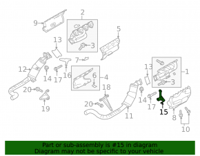 Bracket of the inlet pipe right Porsche Panamera 10-16 upper AWD 4.8