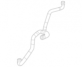 Cooling pipe lower Mercedes W167 GLE 350 20-23 2.0T