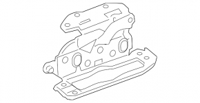 Left hood hinge Mercedes CLS-class C218 12-18