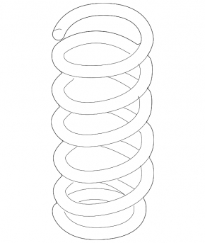 Rear left spring Mazda3 2.3 03-08