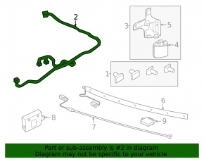 Wiring the rear bumper of Ford Explorer 20-23 for 6 parking sensors and opening with your foot