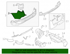 Land Rover Discovery Sport 17-25 rear bumper, bare right side