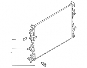 Radiator cooling water Ford Escape MK4 20-