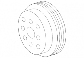 Lexus RX350 RX450h Cooling Pump Pulley 10-15