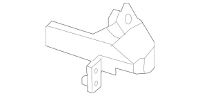 Left front bumper reinforcement bracket for Mercedes C-class W205 15-18