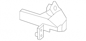 Left front bumper reinforcement bracket for Mercedes C-class W205 15-18